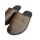 size 32-33 Leather slippers brown
