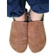 Size 25 brown slippers
