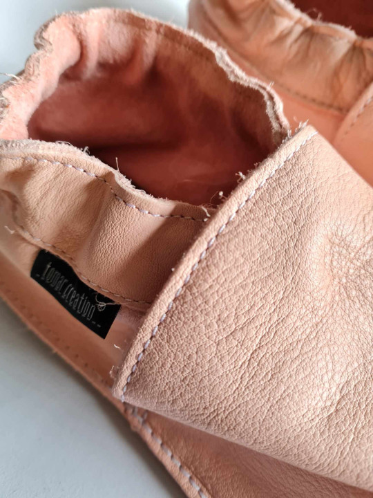 Taille 36 P´tite gomme cuir bio rose