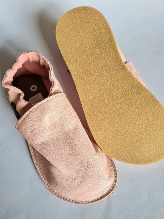 Taille 36 P´tite gomme cuir bio rose