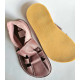 size 32 Summer leather shoes bordo cameo