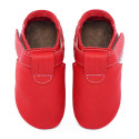 v. 34 zipsové červené papuče so suchým zipsom