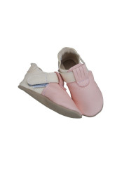 Organic Zippy slippers - paloma/olifant