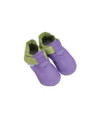 Organic Zippy slippers - pisello/karibik