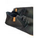 lace up slippers black leather