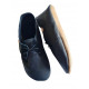 lace up slippers black leather