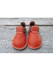 Zippy Organic two-tone brown and orange