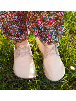 Chaussures barefoot extra souple beige