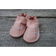 Organic leather shoes pink summer