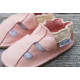 Organic leather shoes pink summer
