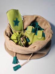 Emballage pochette en cuir