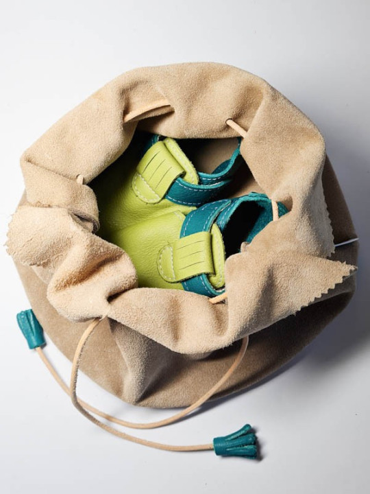 Emballage pochette en cuir