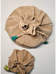 Emballage pochette en cuir