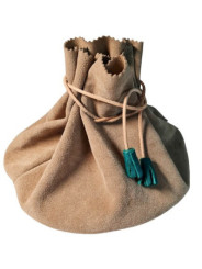 Emballage pochette en cuir