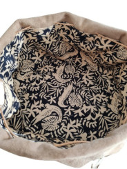 Pochette en cuir avec le prénom