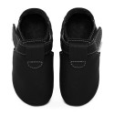 size 19 Zippy slippers black