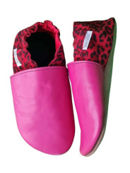 Taille 36 Chaussons léopard rose