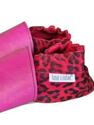 Taille 36 Chaussons léopard rose