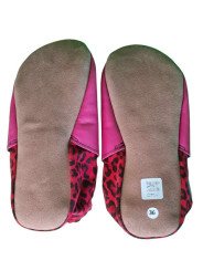 Taille 36 Chaussons léopard rose