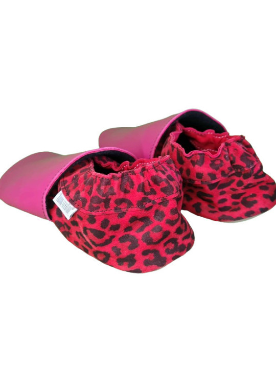 Taille 36 Chaussons léopard rose