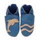 Veľkosť 28 Modré papuče delfín béžové