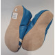 Taille 28 Chaussons bleu dauphin beige
