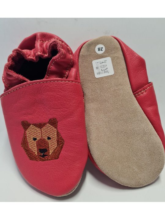 Origami bear slippers to personalize