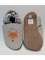 Origami fox slippers to personalize