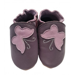Size 20 purple butterfly slippers