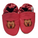 Size 28 Bear embroidered slippers
