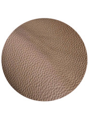 Chaussons été en cuir souple camel