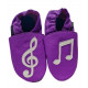 Soft slippers treble clef