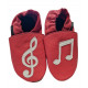 size 37 slippers treble clef