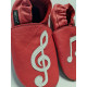 size 37 slippers treble clef