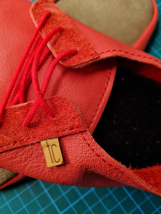 Taille 37 Lace up chaussons rosso fueco