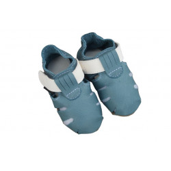 size 22 Organic Zippy slippers blue
