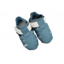 size 22 Organic Zippy slippers blue
