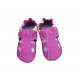 size 22 Organic leather slippers - summer pink