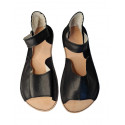 size 38 sandals black