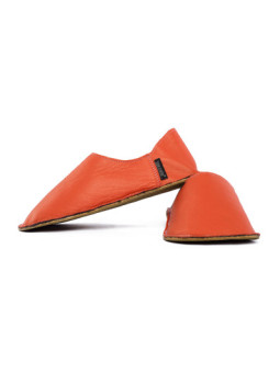 Babouches cuir barefoot artisanales