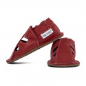 Summer leather shoes - cremisi