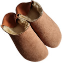 size 38-39 Babouche brown woolen slippers