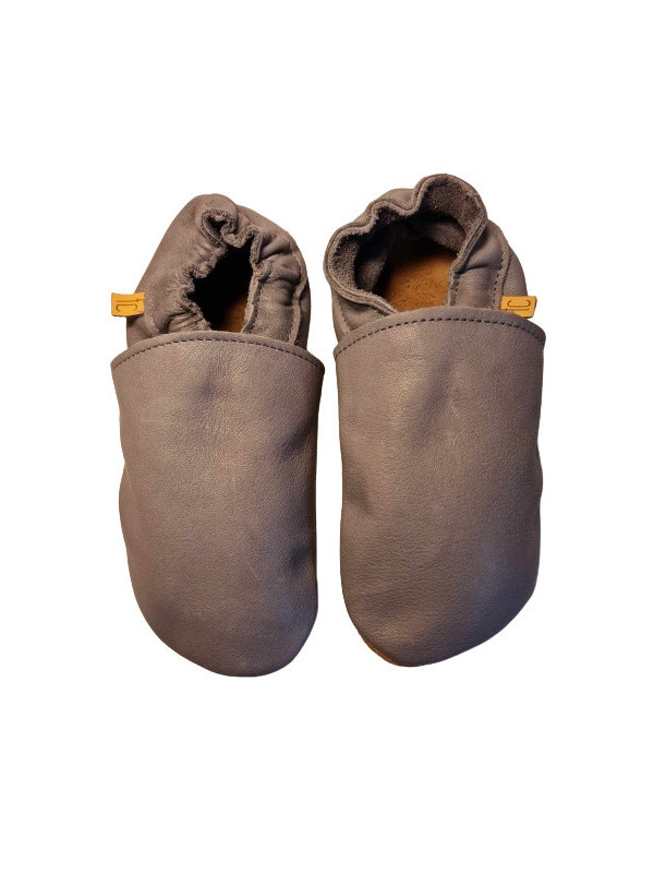 size 31 slippers bio leather gray