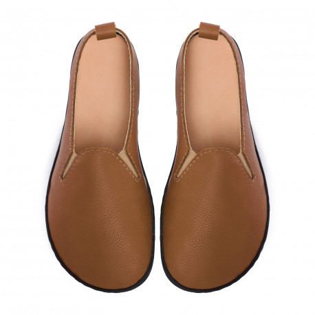 Handy barefoot ručne vyrobená obuv - hnedá