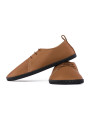 Laced Elegance barefoot hand made shoes - brown
