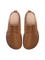 Laced Elegance barefoot hand made shoes - brown