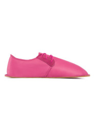 Lace up barefoot shoes fuxia