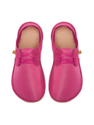 Lace up barefoot shoes fuxia