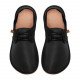 Lace up barefoot shoes nero