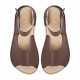 Sandals extra flexible barefoot taupe